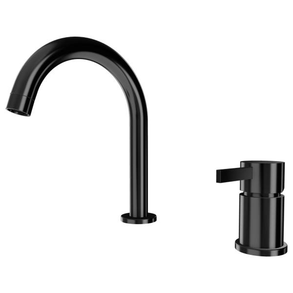 Смеситель для раковины Remer Metrica MC57CFP, черный брашированный хром