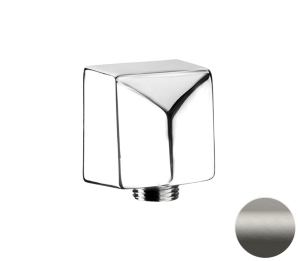 Шланговое подключение для душа Remer 309SNPO, никель матовый брашированный