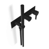 Смеситель для душа Remer Metrica MC97D3WBNO, черный матовый