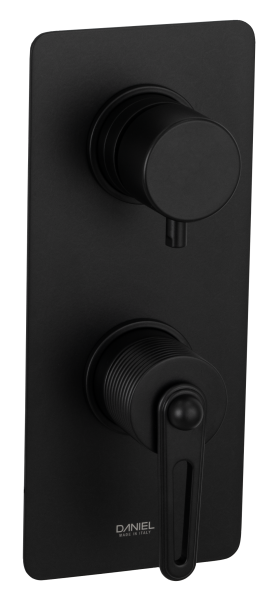 Смеситель для душа Daniel Brooklyn BY612D2KB15, чёрный матовый