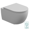 Чаша подвесного унитаза биколор со смывом Eco Clean (торнадо) GSG Ceramic Design Like LKWCSOECBI000/001, White/White Matt