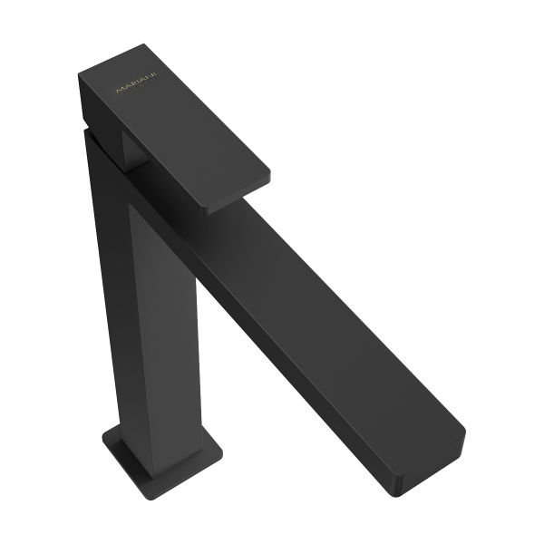 Смеситель для раковины Mariani Rebel A14398RE12, черный матовый