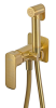 Гигиенический душ со смесителем Daniel Tiara TA645BP4DCDP, золото брашированное