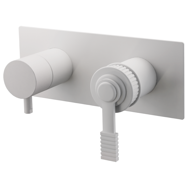 Смеситель для душа Remer Atelier AL93ZWBBO, белый матовый