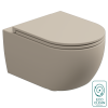 Чаша подвесного унитаза со смывом Eco Clean (торнадо) GSG Ceramic Design Like LKWCSOEC034, Sabbia Matt