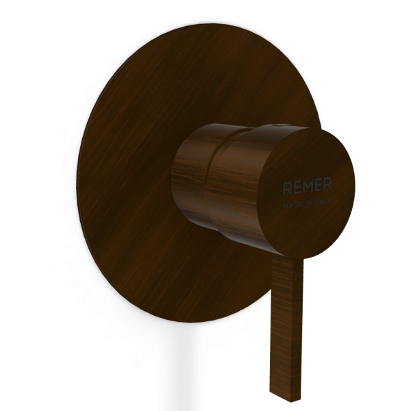 Смеситель для душа Remer Metrica MC30LBR, бронза масляная