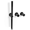 Смеситель для душа Remer Ottagono ON97D3PWBGM, оружейная сталь PVD