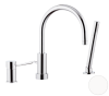 Смеситель для ванны Remer Minimal N072BO, белый матовый