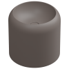 Раковина накладная 42 см GSG Ceramic Design Petra PELAVSECOLFS029, Tortora Matt