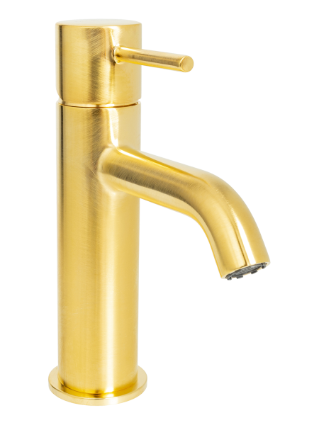 Смеситель для раковины Mariani Next A22380NS12, золото брашированное