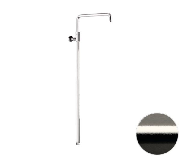 Душевая колонна телескопическая Remer 330A7DCESDEVNP, никель брашированный