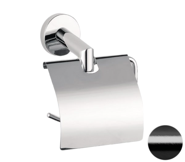 Бумагодержатель Remer Guest GS60CFP, черный брашированный хром