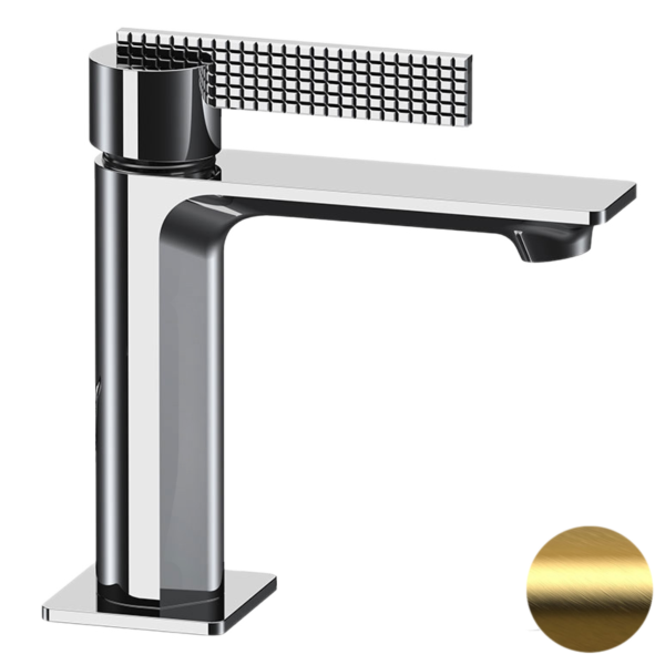 Смеситель для раковины Daniel Club ANC606NDP, золото брашированное