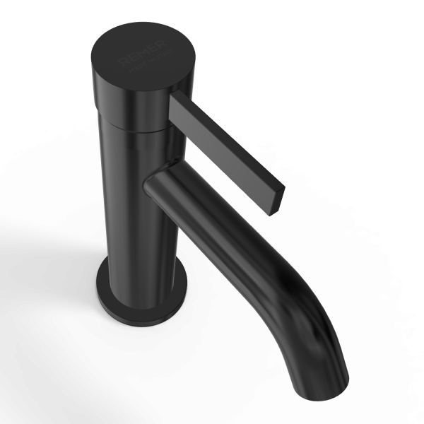 Смеситель для раковины Remer Metrica MC12CFP, черный брашированный хром