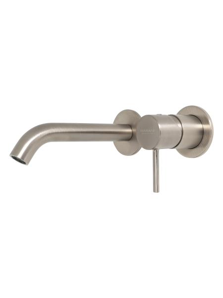 Смеситель для раковины Mariani Next B16565NSP, нержавеющая сталь