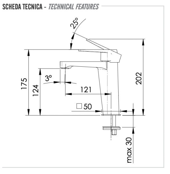 Смеситель для раковины Remer Dream D11