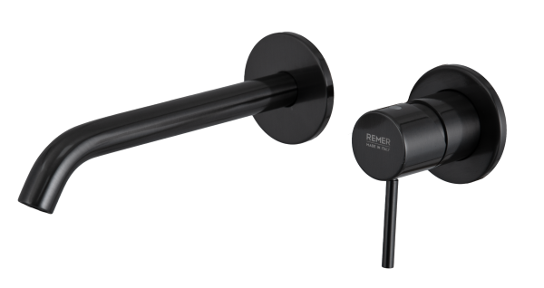 Смеситель для раковины Remer X Style X15PLWBCFP, черный брашированный хром