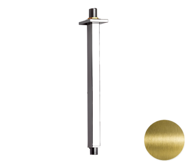 Кронштейн потолочный для верхнего душа 30 см Remer 347S30VO, состаренная латунь