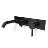 Смеситель для ванны Remer Metrica MC54D2WBCFP, черный брашированный хром