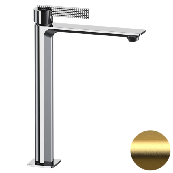 Смеситель для раковины Daniel Club ANC607BDP, золото брашированное