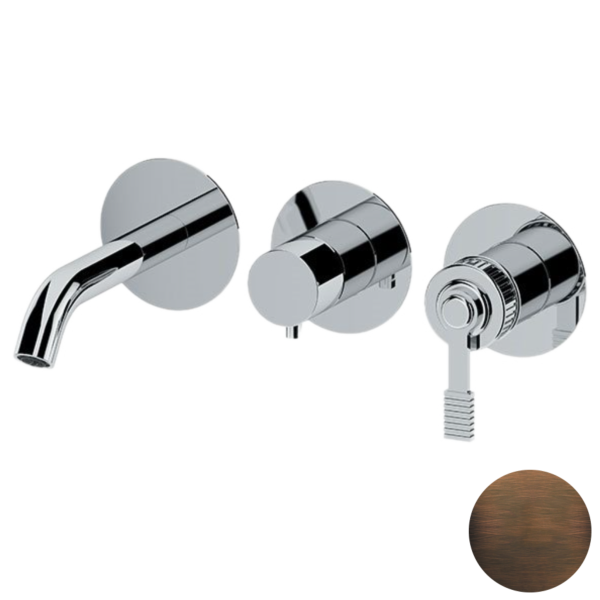 Смеситель для ванны Remer Atelier AL54D2PWBBR, бронза масляная