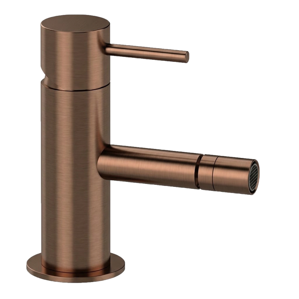 Смеситель для биде Daniel Tokyo Steel SSTX604BNCU, медь брашированная PVD