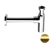 Сифон 1”1/4 Daniel A750114DP, золото брашированное
