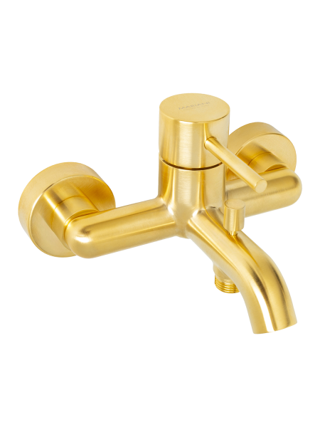 Смеситель для ванны Mariani Next B22212NS, золото брашированное