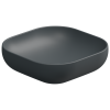Раковина накладная 45 см GSG Ceramic Design Easy EALAVQU45028, Ebano Matt
