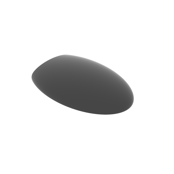 Крышка с сиденьем для подвесного унитаза с микролифтом GSG Ceramic Design Touch TOCOPRTICR003, черный матовый