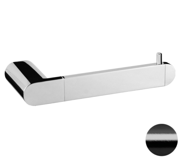 Бумагодержатель Remer Lounge LN61CFP, черный брашированный хром