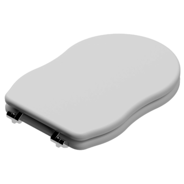 Крышка с сиденьем для подвесного унитаза с микролифтом GSG Ceramic Design Time TICOPRCCCR001, белый матовый