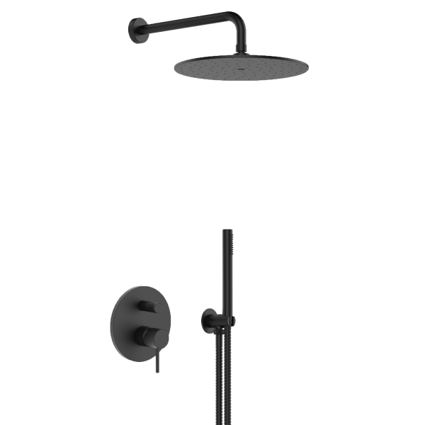 Душевая система Mariani Next B1416BNSTB30, черный матовый