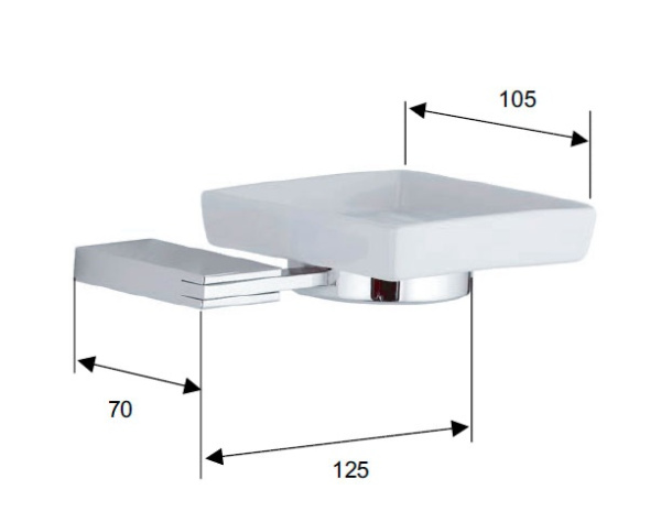 Мыльница Remer Flat FT10CR
