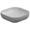 Раковина накладная биколор 45 см GSG Ceramic Design Easy EALAVQU45BI000/033, White/Perla Matt