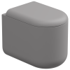 Чаша приставного унитаза Eco Clean (торнадо) GSG Ceramic Design Petra PEWC01EC038P, Fumo Matt