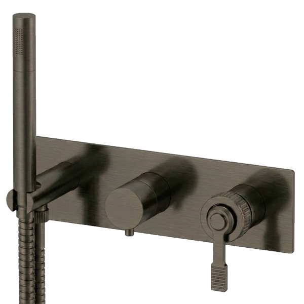 Смеситель для душа Remer Atelier AL97D3WBCFP, черный брашированный хром