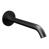 Излив настенный 19 см Remer X Style 91XLCFP, черный брашированный хром