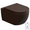 Чаша подвесного унитаза биколор GSG Ceramic Design Like LKWCSOBI000/035, White/Cacao Matt