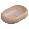 Раковина накладная 60x42 см GSG Ceramic Design Petra PELAV60039, Rosa Glossy