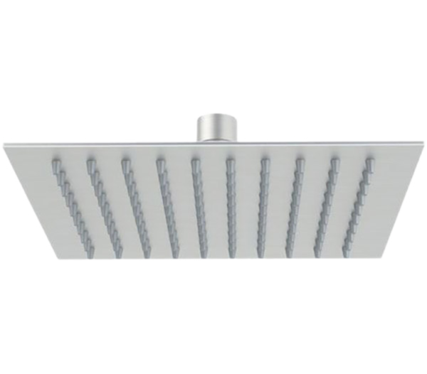 Верхний душ с шарнирным соединением 40 см Remer INOX SS357UFS40X, нержавеющая сталь