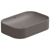 Раковина накладная 60x42 см GSG Ceramic Design Easy EALAVTP60029, Tortora Matt