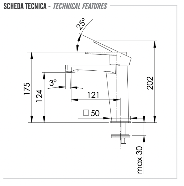 Смеситель для раковины Remer Dream D12