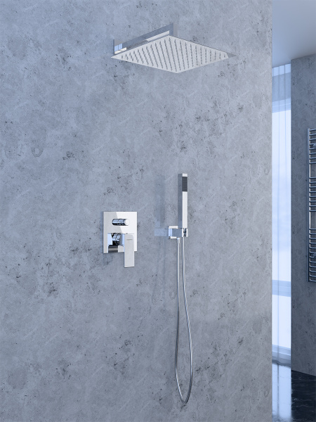 Верхний душ 30х30 см с кронштейном 30 см Mariani B0015Q0500