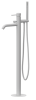Смеситель для ванны Remer X Style X08BO, белый матовый
