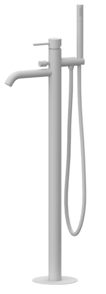 Смеситель для ванны Remer X Style X08BO, белый матовый