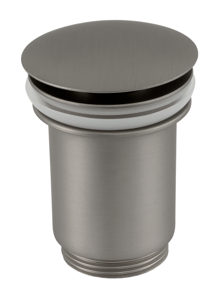 Донный клапан без перелива 1”1/4 Remer 904CC114NPO, никель матовый брашированный