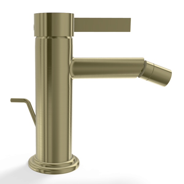 Смеситель для биде Remer Metrica MC20CH, шампань брашированная PVD