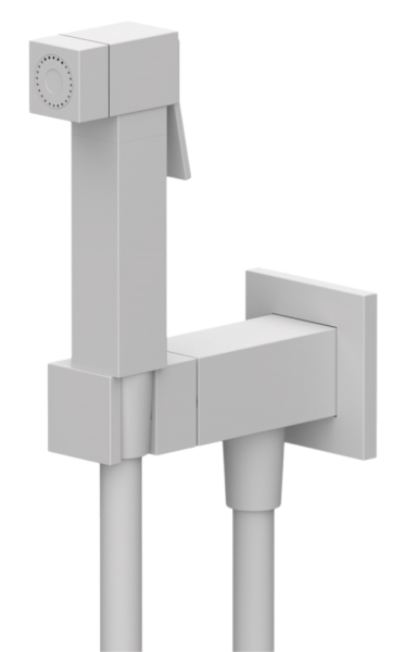 Гигиенический душ со смесителем Remer Absolute Q64BO, белый матовый