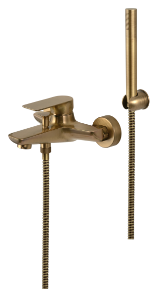 Смеситель для ванны Remer Infinity I02VO, состаренная латунь